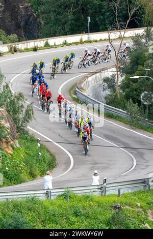 Portimao, Portugal. Februar 2024. PORTIMAO, PORTUGAL - 14. Februar: Überblick während der 50. Volta Algarve an der Algarve am 14. februar 2024 in Portimao, Portugal (Foto: Henk Seppen/Orange Pictures) Credit: Orange Pics BV/Alamy Live News Stockfoto