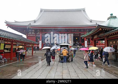 Senosoji-Tempel in Asakusa, Tokio, Japan. Stockfoto