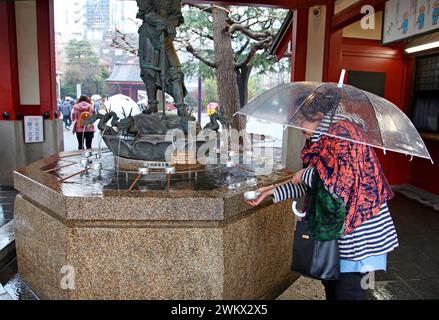 Senosoji-Tempel in Asakusa, Tokio, Japan. Stockfoto