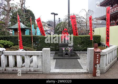 Senosoji-Tempel in Asakusa, Tokio, Japan. Stockfoto