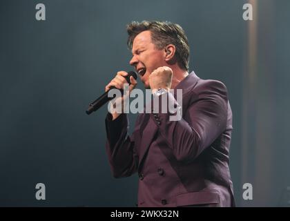 Motorpoint Arena, Nottingham, Großbritannien. 22. Februar 2024, Veranstaltung: Rick Astley unterstützt von Belinda Carlisle. Bildunterschrift: Rick Astley. Bild: Mark Dunn / Alamy Live News (Unterhaltung) Stockfoto