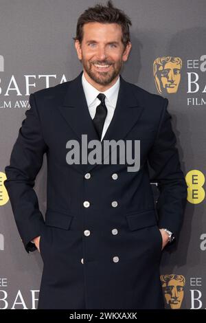 London, Großbritannien. Februar 2024. Bradley Cooper nimmt an den EE British Academy Film Awards 2024 Teil. Quelle: Justin Ng/Alamy Stockfoto