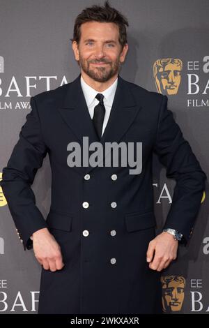 London, Großbritannien. Februar 2024. Bradley Cooper nimmt an den EE British Academy Film Awards 2024 Teil. Quelle: Justin Ng/Alamy Stockfoto