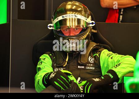 Sakhir, Bahrain. Februar 2024. Valtteri Bottas (FIN) sauber. 23.02.2024. Formel-1-Test, Sakhir, Bahrain, Tag Drei. Das Foto sollte lauten: XPB/Alamy Live News. Stockfoto