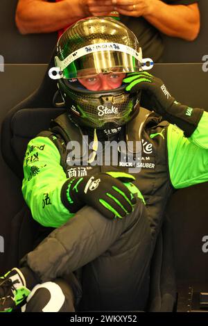 Sakhir, Bahrain. Februar 2024. Valtteri Bottas (FIN) sauber. 23.02.2024. Formel-1-Test, Sakhir, Bahrain, Tag Drei. Das Foto sollte lauten: XPB/Alamy Live News. Stockfoto