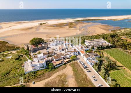 Cacela Velha altes Fischerdorf in der Region Algarve, Portugal Stockfoto