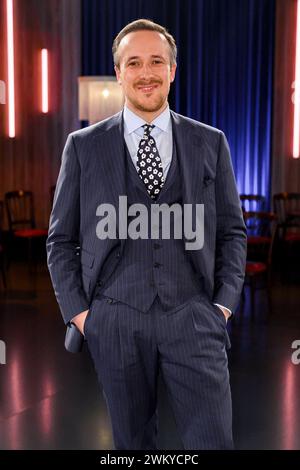 Joe Laschet bei der Aufzeichnung der WDR-Talkshow Kölner Treff im WDR Studio BS 3. Köln, 22.02.2024 *** Joe Laschet bei der Aufnahme der WDR Talkshow Kölner Treff im WDR Studio BS 3 Köln, 22 02 2024 Foto:XW.xRanderathx/xFuturexImagex koelner treff2202 4228 Stockfoto