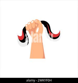 Kunst-Illustration Design Konzept des Unabhängigkeitstages indonesiens Stock Vektor