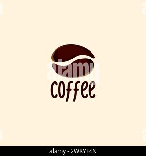 Kaffee-Logo. Heißgetränk-Logo Stock Vektor
