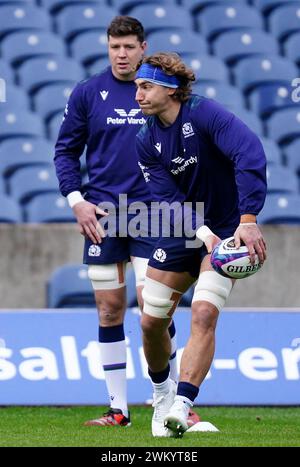 Der schottische Jamie Ritchie spielte im Scottish Gas Murrayfield Stadium in Edinburgh. Bilddatum: Freitag, 23. Februar 2024. Stockfoto