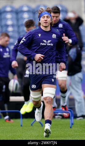 Der schottische Jamie Ritchie spielte im Scottish Gas Murrayfield Stadium in Edinburgh. Bilddatum: Freitag, 23. Februar 2024. Stockfoto