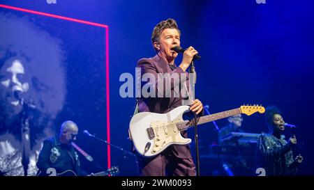 22. Februar 2024, Motorpoint Arena, Nottingham, Großbritannien. Veranstaltung: Rick Astley unterstützt von Belinda Carlisle. Bildunterschrift: Rick Astley Bild: Mark Dunn / Alamy Live News (Unterhaltung) Stockfoto