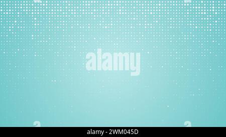 Abstrakter geometrischer Hintergrund von Quadraten. Blauer Pixelhintergrund mit leerem Raum. Vektorabbildung. Stock Vektor