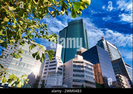 Shiodome City Centre, Minato, Tokyo, Japan Stockfoto