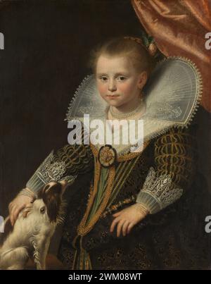 Porträt eines Mädchens, bekannt als „die kleine Prinzessin“, Paulus Moreelse, um 1623 Stockfoto