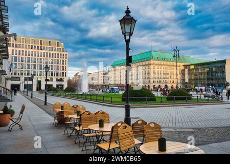 Hotel Adlon, Pariser Platz, Unter Den Linden, Berlin, Deutschland Stockfoto