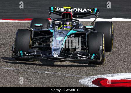 Während der Formel 1 Aramco-Vorsaisontests 2024 der FIA Formel-1-Weltmeisterschaft 2024 vom 21. Bis 23. Februar 2024 auf dem Bahrain International Circuit in Sakhir, Bahrain Stockfoto