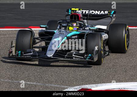 Während der Formel 1 Aramco-Vorsaisontests 2024 der FIA Formel-1-Weltmeisterschaft 2024 vom 21. Bis 23. Februar 2024 auf dem Bahrain International Circuit in Sakhir, Bahrain Stockfoto