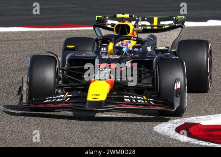 Während der Formel 1 Aramco-Vorsaisontests 2024 der FIA Formel-1-Weltmeisterschaft 2024 vom 21. Bis 23. Februar 2024 auf dem Bahrain International Circuit in Sakhir, Bahrain Stockfoto