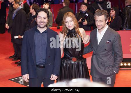 Berlin, Berlin, Deutschland. Februar 2024. Special Guests on the Red Carpet 'Supersex', Berlinale Special Gala Seven Veils von Atom Egoyan (Foto: © Beata Siewicz/Pacific Press via ZUMA Press Wire) NUR REDAKTIONELLE VERWENDUNG! Nicht für kommerzielle ZWECKE! Stockfoto