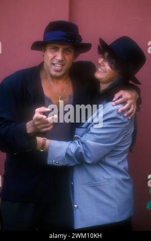 3824390 Adriano Celentano; (add.info.: Lido Venedig, Filmfestival Venedig 1988. Der italienische Popsänger Adriano Celentano und seine Frau Claudia Mori / Lido di Venezia, Mostra del Cinema di Venezia 1988. IL cantante Adriano Celentano con sua moglie Claudia Mori); © Marcello Mencarini. Alle Rechte vorbehalten 2024. Stockfoto