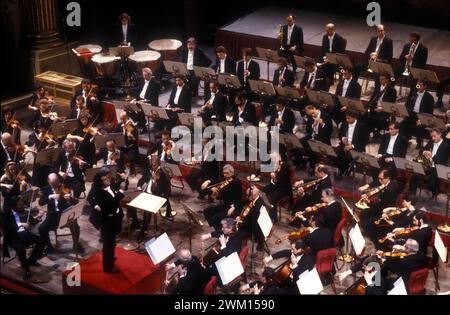 3829548 La Scala Theater; (add.info.: Mailand, um 1990. Orchester im La Scala Theater / Mailand, 1990 um. Orchestra nel Teatro alla Scala); © Marcello Mencarini. Alle Rechte vorbehalten 2024. Stockfoto