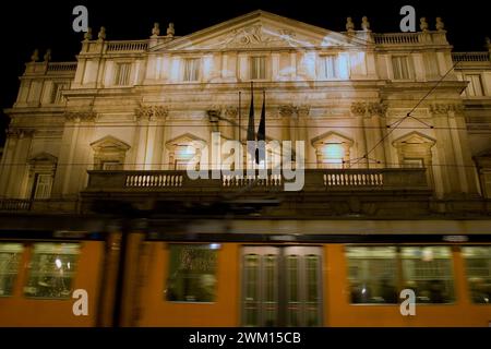 3829574 La Scala Theater; (add.info.: Weihnachtslichter in Mailand, 2007: La Scala Theater / Luci a Milano, Natale 2007: Teatro alla Scala); © Marcello Mencarini. Alle Rechte vorbehalten 2024. Stockfoto