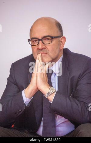 3832594 Pierre Moscovici; (add.info.: Paris, 2015. Pierre Moscovici, EU-Kommissar für Wirtschaft und Finanzen / Parigi, 2015. Pierre Moscovici, Commissario europeo per gli affari economici e monetari); © Marcello Mencarini. Alle Rechte vorbehalten 2024. Stockfoto