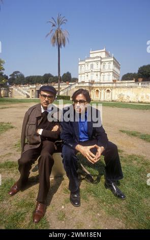 3833020 Vitytorio und Paolo Taviani; (add.info.: Rom, Villa Pamphili, 1985. Italienische Regisseure Vitytorio und Paolo Taviani / Roma, Villa Pamphili, 1985. I registi Vittorio e Paolo Taviani); © Marcello Mencarini. Alle Rechte vorbehalten 2024. Stockfoto