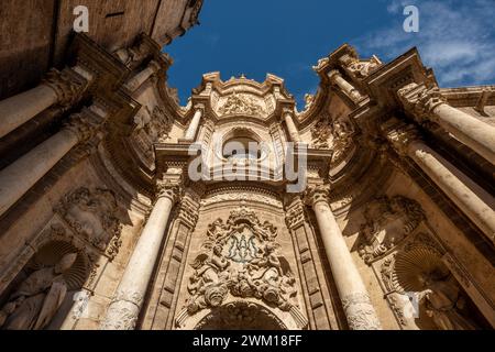 Valencia, 16. Februar 2024: Die Iglesia de Santa Catalina Stockfoto