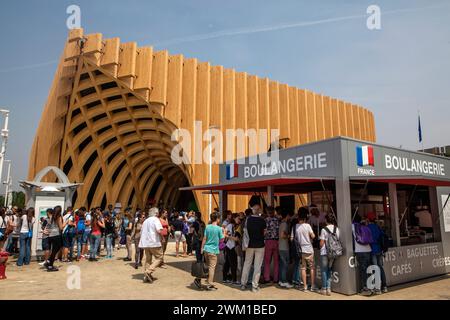 4066595 Milano Expo 2015, Italien; (add.info.: Milan Expo 2015. Französischer Pavillon / Expo Milano 2015. IL padiglione della Francia - © Marcello Mencarini); © Marcello Mencarini. Alle Rechte vorbehalten 2024. Stockfoto