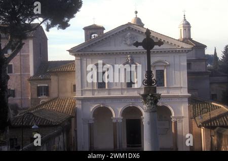 4067707 Rom, Kirche St. Sebastian; (add.info.: Rom, Kirche St. Sebastian Roma, Chiesa di San Sebastiano – 2000); © Marcello Mencarini. Alle Rechte vorbehalten 2024. Stockfoto