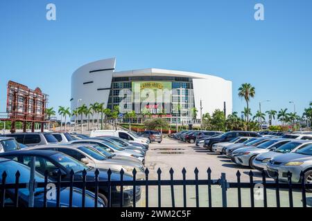 Miami, FL, USA - 21. Februar 2024: Stockfoto