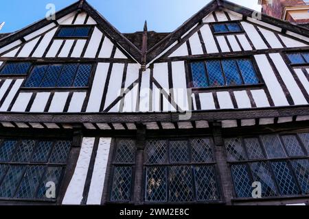 Herbert House. Tudor-Architektur. York, North Yorkshire, Yorkshire und The Humber, England, Vereinigtes Königreich, Europa Stockfoto