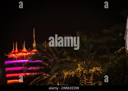 Sakhir, Bahrain. Februar 2024. Fahrerlager-Atmosphäre. 23.02.2024. Formel-1-Test, Sakhir, Bahrain, Tag Drei. Das Foto sollte lauten: XPB/Alamy Live News. Stockfoto