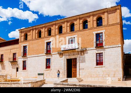 Casas del Tratado de Tordesillas - Häuser des Vertrags von Tordesillas. Tordesillas, Valladolid, Castilla y León, Spanien, Europa Stockfoto