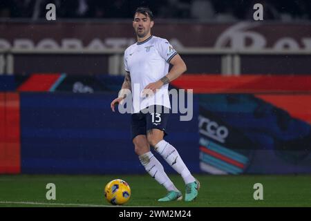 Turin, Italien. Februar 2024. Alessio Romagnoli von SS Latium während des Spiels der Serie A im Stadio Grande Torino, Turin. Der Bildnachweis sollte lauten: Jonathan Moscrop/Sportimage Credit: Sportimage Ltd/Alamy Live News Stockfoto