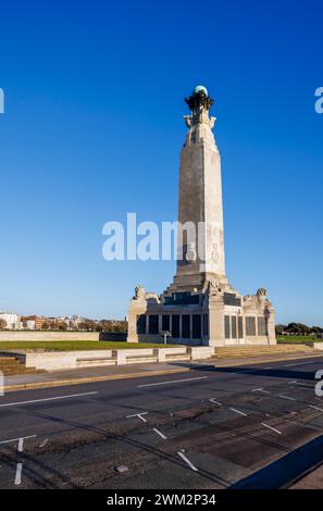 Portsmouth Naval Memorial Extension in Clarence Parade, Portsmouth, Hampshire, ein Ferienort an der Solent, Südküste Englands Stockfoto