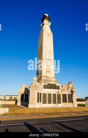 Portsmouth Naval Memorial Extension in Clarence Parade, Portsmouth, Hampshire, ein Ferienort an der Solent, Südküste Englands Stockfoto