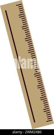 Symbol für isoliertes Lineal Vektor Stock Vektor