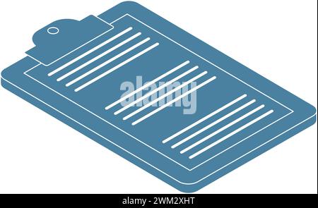 Symbol für isolierte Zwischenablage Vektor Stock Vektor