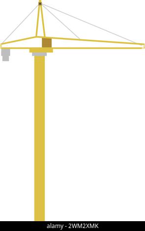 Farbiges Baukran-Symbol Vektor Stock Vektor