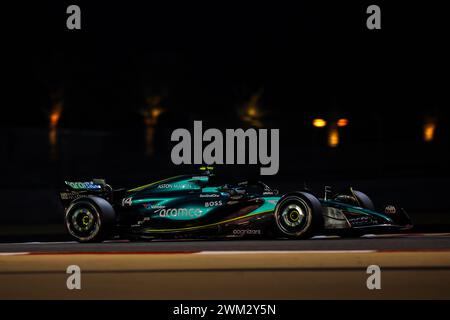 Sakhir, Bahrain. Februar 2024. Während der Formel 1 Aramco Vorsaisontests 2024 der FIA Formel 1 Weltmeisterschaft 2024 vom 21. Bis 23. Februar 2024 auf dem Bahrain International Circuit in Sakhir, Bahrain - Foto Eric Alonso/DPPI F1 Vorsaisontests in Bahrain auf dem Bahrain International Circuit am 22. Februar 2024 in Sakhir, Bahrain. (Foto von HOCH ZWEI) Credit: dpa/Alamy Live News Stockfoto