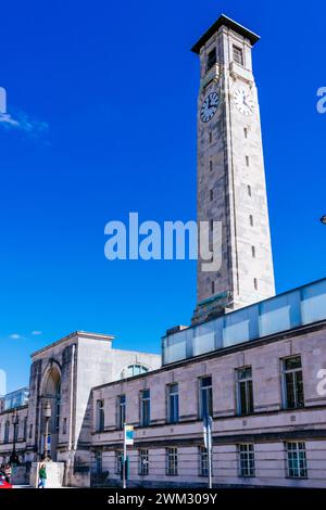 Das SeaCity Museum. Das Museum enthält zwei Dauerausstellungen, eine widmet sich der Verbindung Southampton mit der RMS Titanic und die andere dem ci Stockfoto