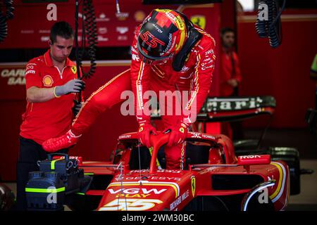Sakhir, Bahrain. Februar 2024. Während der Formel 1 Aramco Vorsaisontests 2024 der FIA Formel 1 Weltmeisterschaft 2024 vom 21. Bis 23. Februar 2024 auf dem Bahrain International Circuit in Sakhir, Bahrain - Foto Eric Alonso/DPPI F1 Vorsaisontests in Bahrain auf dem Bahrain International Circuit am 22. Februar 2024 in Sakhir, Bahrain. (Foto von HOCH ZWEI) Credit: dpa/Alamy Live News Stockfoto