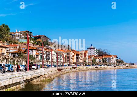 Zumaya Promenade. Zumaya, Guipúzcoa, País Vasco, Spanien, Europa Stockfoto