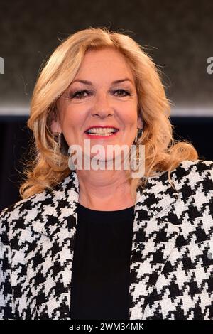 Bettina Tietjen bei der NDR Talk Show am 23.02.2024 in Hamburg Stockfoto