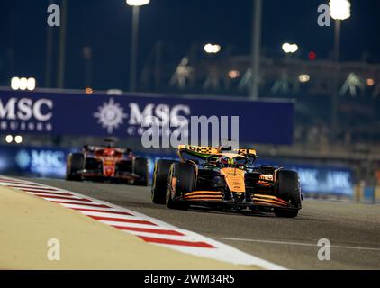 Sakhir, Bahrain. Februar 2024. F1-Vorsaisontests in Bahrain auf dem Bahrain International Circuit am 22. Februar 2024 in Sakhir, Bahrain. (Foto von HOCH ZWEI) Credit: dpa/Alamy Live News Stockfoto