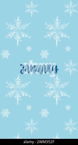 UNO sfondo per il telefono per ogni mese dell’anno Stockfoto