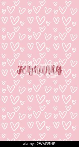 UNO sfondo per il telefono per ogni mese dell’anno Stockfoto